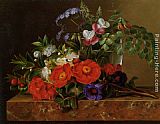 Johan Laurentz Jensen Canvas Paintings - Still life with roses